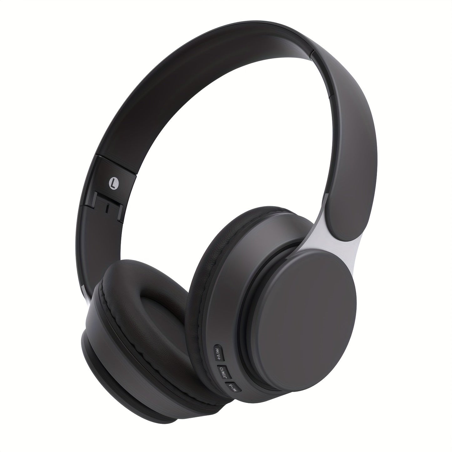 HD Foldable Over-Ear Headphones Wireless Built-In Mic Compatible PC Tablet Smartphone School Travel Gaming Lightweight Adjustable Headset Kids Adults
