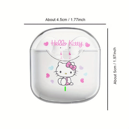 Kuromi My Melody Pompompurin Wireless Earbuds Authorized – 5 Cute Sanrio Character Styles Bluetooth Headphones for Daily Exercise Calls Learning – Holiday Birthday Gift for Girls Teens Women