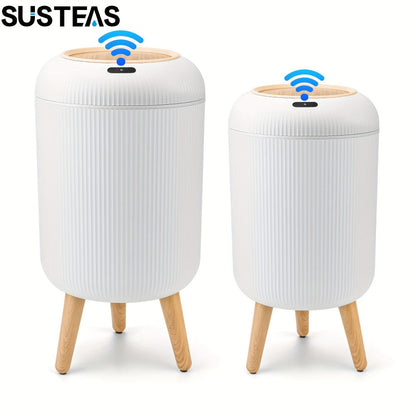 Automatic Trash Can Touchless Motion Sensor Garbage Can with Lid 2-Pack 2.64 Gal & 3.17 Gal Smart Sensor Waste Bin for Bathroom Kitchen Bedroom Living Room