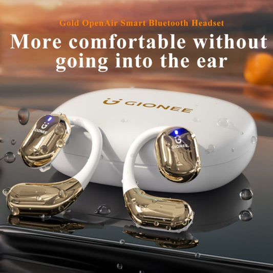 Gionee 90° Suspension Sport Earhook Wireless Earphones, Digital Display Charging Case Noise Cancelling HD Sound, Secure Fit Headphones for Gaming Movies Music Car iPhone Android