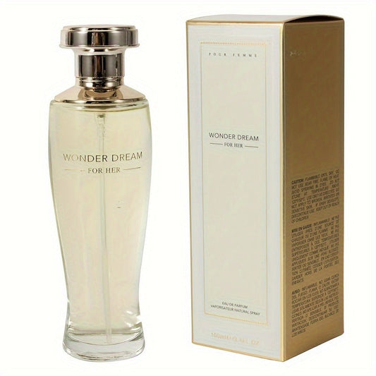 Eau de Parfum Wonder Dream for Women 100ml in Clear Bottle with Fruit-Note Source Profile for Daily Wear