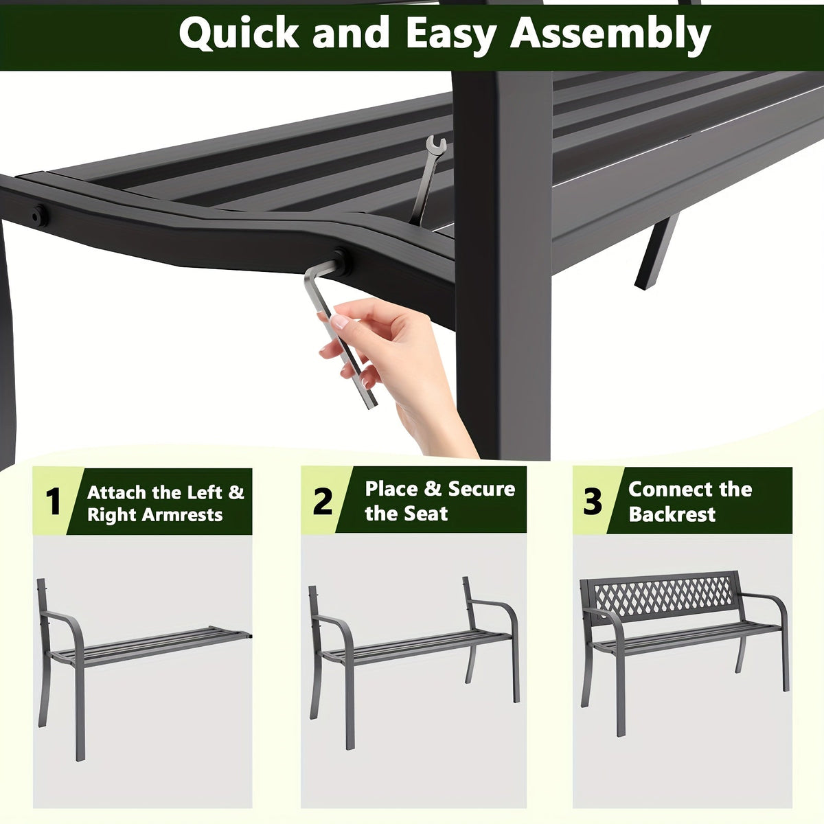 TV Stand 47 Inch Entertainment Center with Storage Cabinet, Modern Media Console Table for Living Room