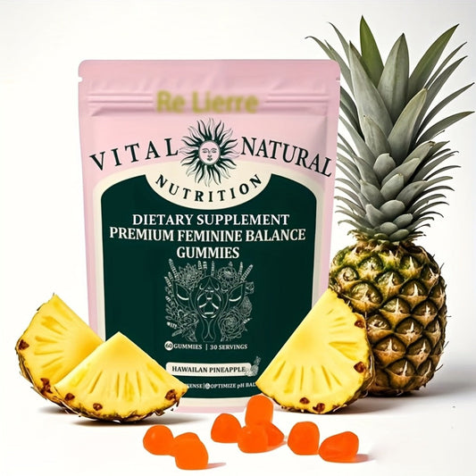 Vitamin C Probiotic Gummies for Women's Health – Hawaiian Pineapple Flavour, Daily Immune & Gut Support Supplement for Women | ShopVora UK