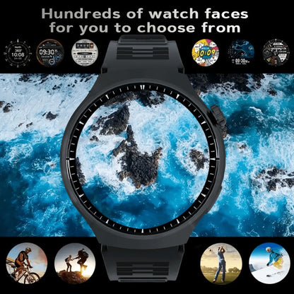 Round Smartwatch 2.01" Extra Large Screen with Wireless Calling, 100+ Sport Modes, Sleep Monitor Heart Rate, Built-in Games Weather Calculator Pedometer, Unisex Smart Watch for Men Women – Black Silver 5 Styles