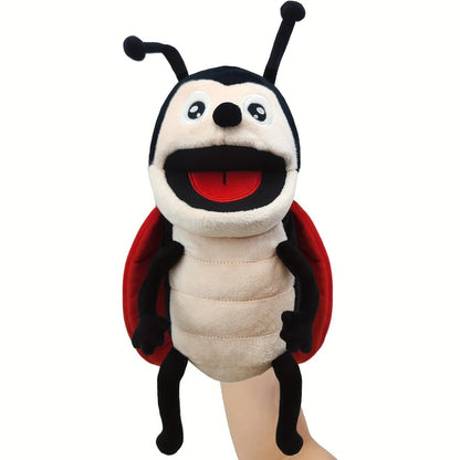 Movable-Mouth Insect Hand Puppets in Bee, Ladybird, Dragonfly, Butterfly, Ant and Caterpillar Styles