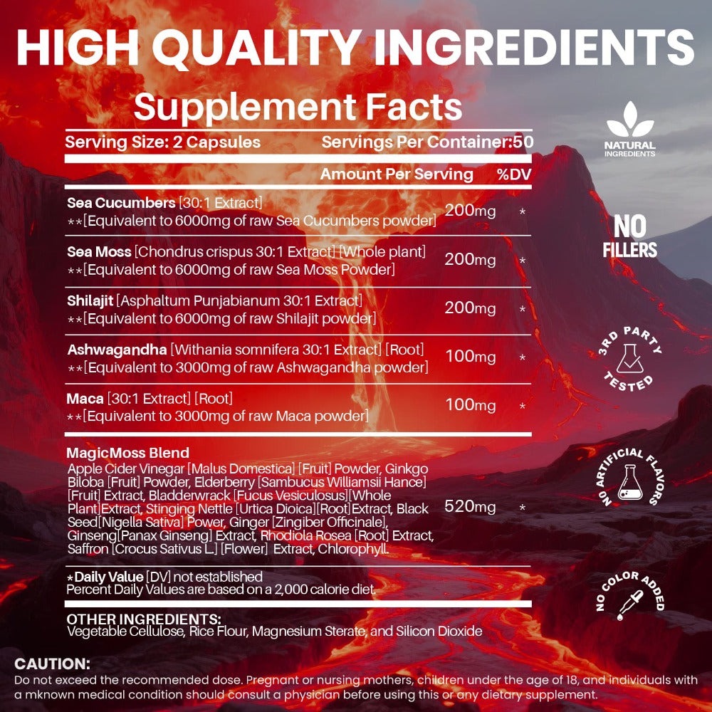 Supalab Nutrition Capsule Supplement, Three-Bottle Package with 60 Capsules per Labeled Bottle