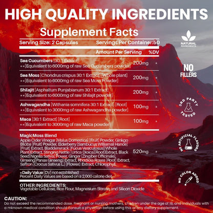Supalab Nutrition Capsule Supplement, Three-Bottle Package with 60 Capsules per Labeled Bottle