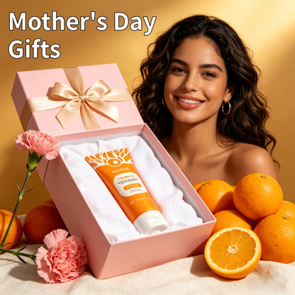 Orange-Label Facial Exfoliating Gel, 50g Tube with Niacinamide, Ascorbic Acid and Orange Fruit Extract Panel