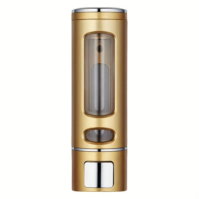 Wall-Mounted Soap Dispenser with 53 oz 1500 ml Source Capacity and Black, White or Golden Finish