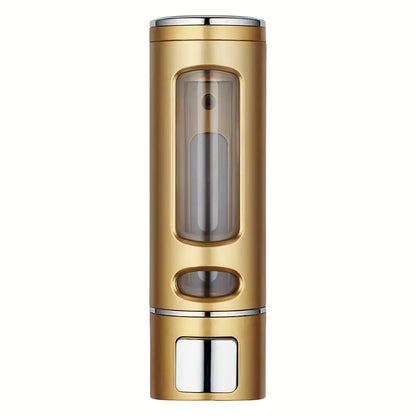 Wall-Mounted Soap Dispenser with 53 oz 1500 ml Source Capacity and Black, White or Golden Finish