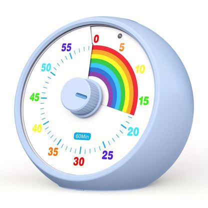 Visual Countdown Timer 60 Minute – Silent Operation Time Management Clock for Classroom, Office, Kitchen & Desktop, Multiple Colors Available