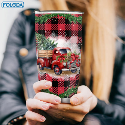 Insulated Tumbler 20oz Christmas Patterns with Stainless Steel, Lid, Straw and Seven Designs