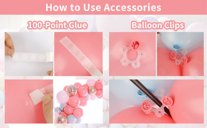 Balloon Arch Kit Stand Set with Water-Fillable Base, Adjustable 9FT Tall 10FT Wide Balloon Column Stand for Wedding Birthday Party Christmas Graduation Decorations