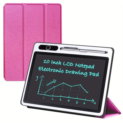 LCD Writing Tablet with Case 10.1 Inch and Electronic Handwriting Pad Doodle Board for Adults Kids Home School & Office