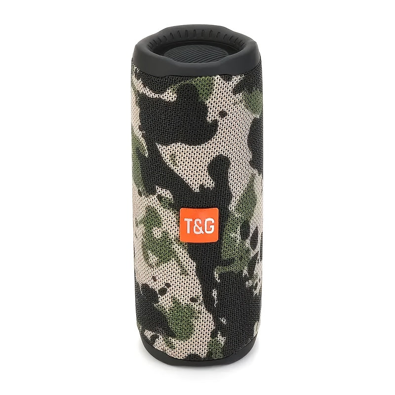 TG365 Portable Bluetooth Speaker with LED Light – TWS Stereo, Built-In Mic, FM Radio, TF Card, USB, AUX, Hands-Free Calling, Shock-Resistant Outdoor Wireless Speaker Gift