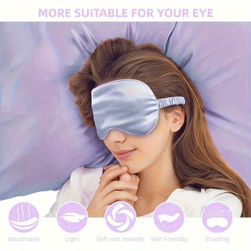 Twelve-Piece Heatless Curling Set with Satin Bonnet, Eye Mask, Hairband and Bag in Three Colors