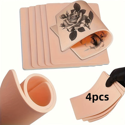 One-Millimetre Tattoo Practice Sheets in Pink or Yellow with Two-, Three- or Four-Piece Options