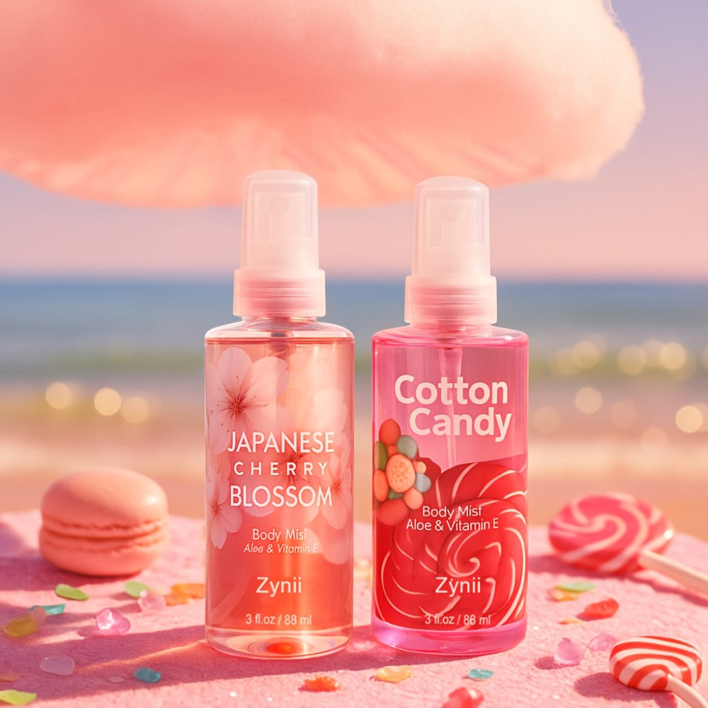 Women's Floral and Fruity Eau de Toilette Hair and Body Mist Sprays in 13 Scent and Size Options