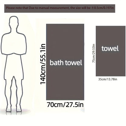 Towel Set 3-Piece Embroidered Flower Bath and Face Towels in White, Blue, Pink or Gray for Home and Guest Use