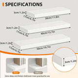 White-6pcs-3size