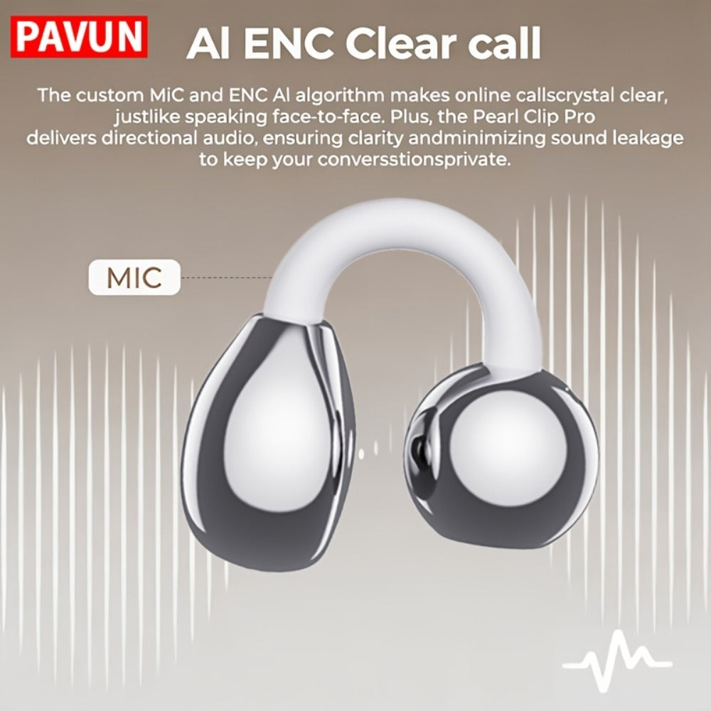 PAVUN AI Translation Headphones with HD LCD Screen, 150+ Languages Bluetooth 6.0 Wireless 8H Battery, Smart Display Earphones for Sports Gaming Travel Business International Communication