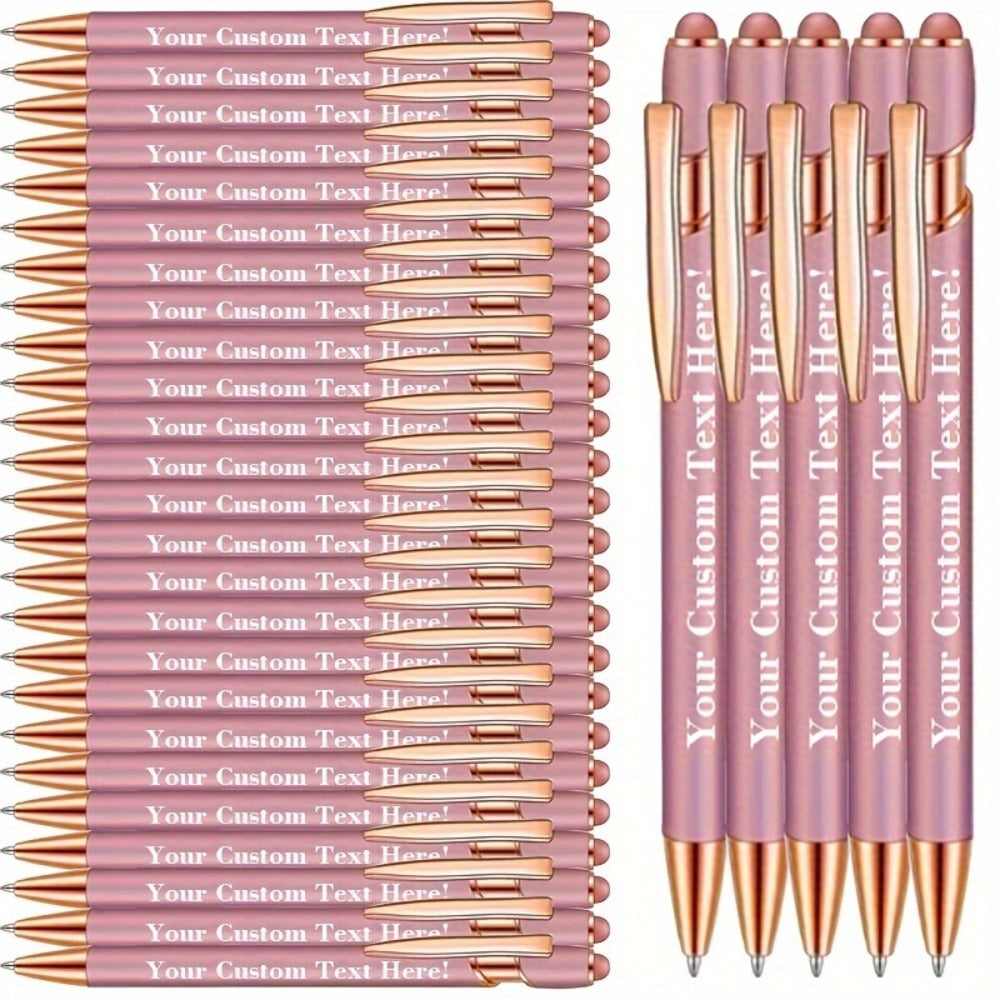 30-Pack Ballpoint Stylus Pens with Touchscreen Tips, Comfortable Grips and Seven Color Options