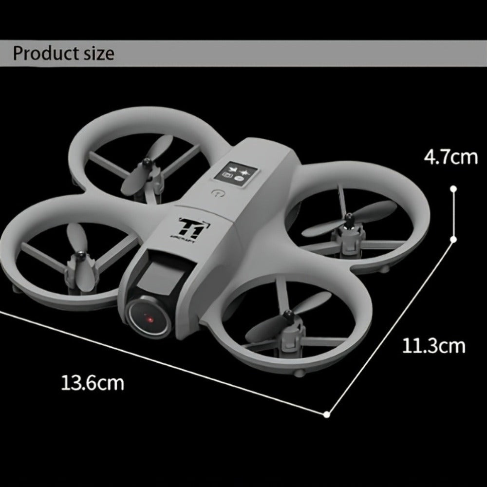 4K RC Airplane Auto Hover Dual Batteries Optical Flow WiFi FPV Camera One-Key Return Roll Anti-Shock Anti-Collision | Remote Control Plane for Kids Adults Beginners | Birthday Christmas Gift