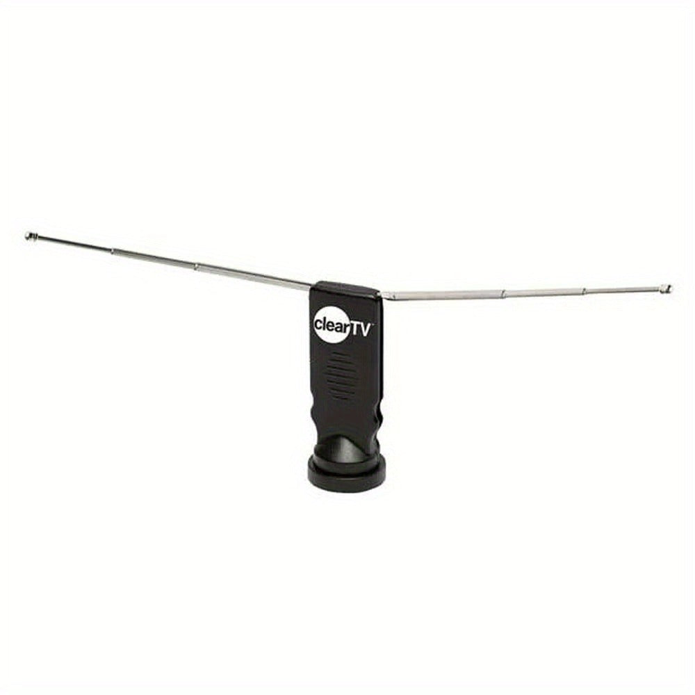 ClearTV TV Antenna with Dual Telescoping Rods, 4.9-Foot Coaxial Lead and Behind-Screen Mounting