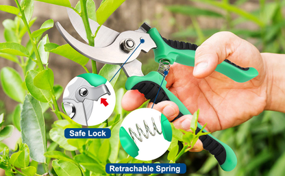 Bonsai Tool Set 24-Piece Kit for Beginners & Enthusiasts, Includes Pruning Shears, Scissors, Trimming Tools & PU Leather Bag – Complete Bonsai Care Kit Gift for Men & Women