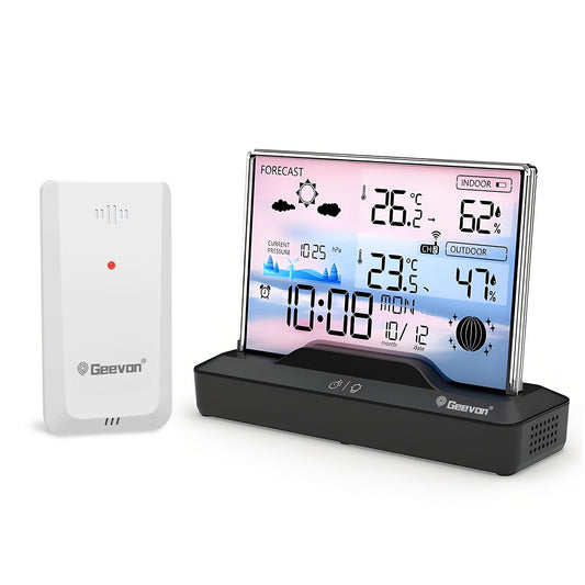 Weather Station | Wireless Indoor Outdoor Barometer Forecast Alarm