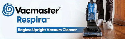 Vacmaster Bagless Upright Vacuum Cleaner 1150W Cyclone Filtration Large Dust Cup 17ft Cord for Carpet Hard Floor Pet Hair Powerful Suction Home Vacuum