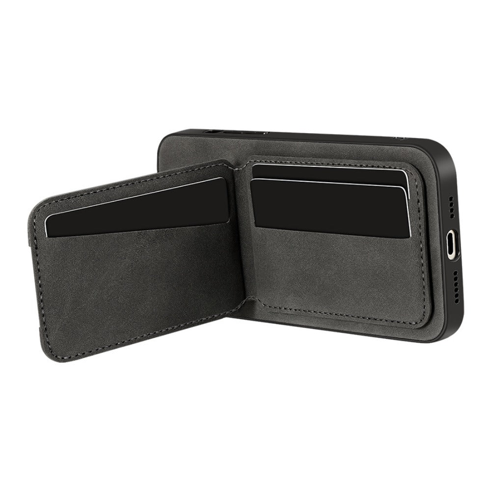 Folio Wallet Phone Case with Card Holder and Kickstand for Selected iPhone 11 through 16 Models