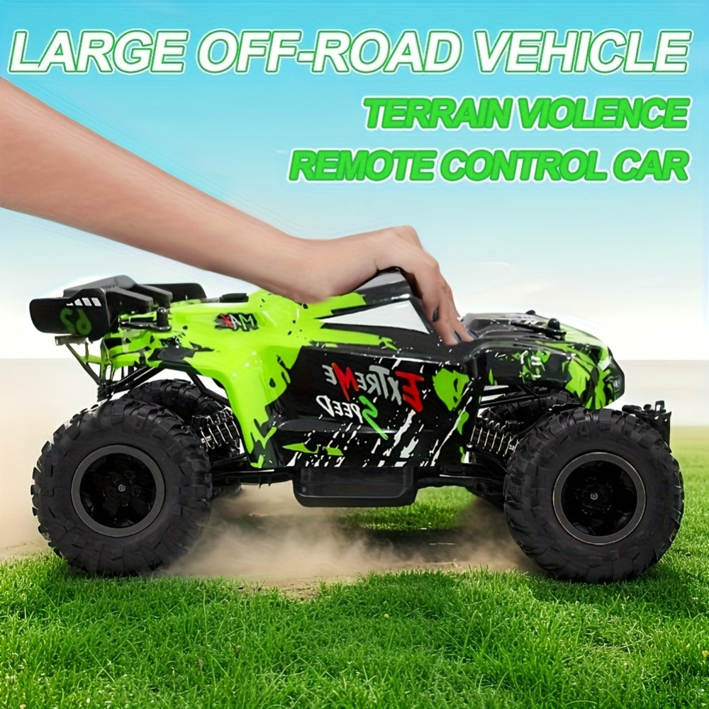 Remote Control Car, 4WD Climbing and Drift Truck with Full-Proportional Control, Mixed Color Body and Large Tires