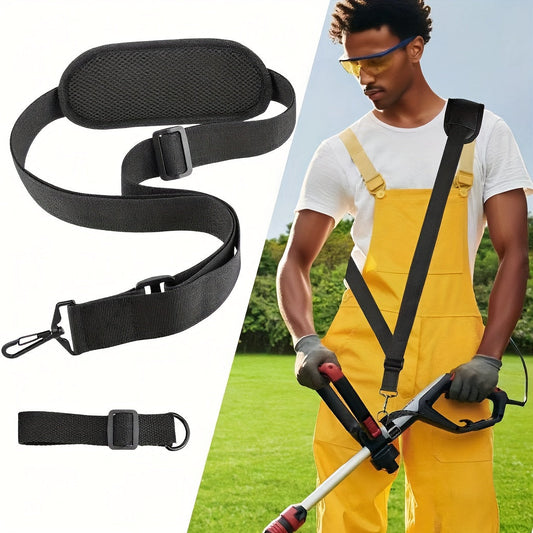 Weed Trimmer Shoulder Strap 2-Pack Upgraded Metal Clip Compatible with EGO Greenworks Leaf Blower Shrub Trimmer String Trimmer Harness