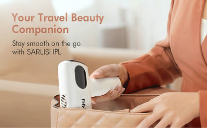 Sarisili AI01-12 IPL Hair Removal Device with Cooling Contact Area, Nine Levels and Manual or Auto Modes