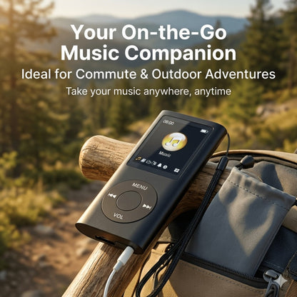 Portable MP3 MP4 Player with 128GB Expandable Storage, Lossless Audio FLAC MP3 WMA APE, Video Playback, E-Book Reader, LCD Screen, Alloy Body, Ideal for Music Travel Offline Listening
