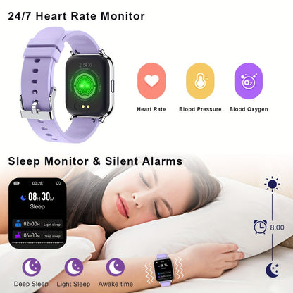 Smartwatch 1.69 Inch Big Screen Fitness Tracker with 100 Sport Modes in Seven Colors for Men and Women