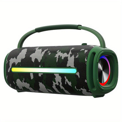 Portable Bluetooth Speaker 50W Party Audio Model with LED Lights, FM Radio, USB and TF Playback