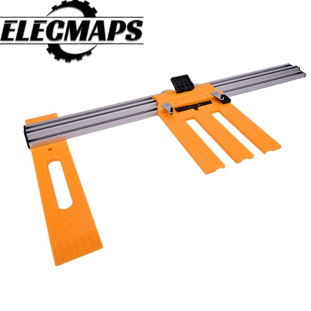 Metal Circular Saw Guide Rail for Straight Manual Cuts in Blue, Yellow, Orange or Red for Workshop Projects