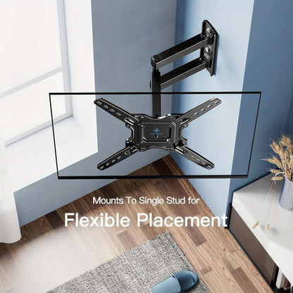 Black Full-Motion TV Wall Mount with 26-55 or 26-60 Inch Options and VESA up to 400 x 400mm