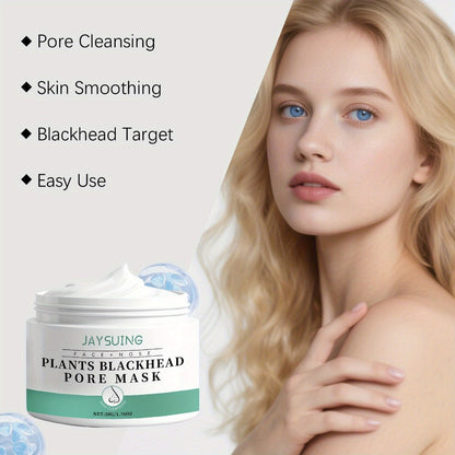 Blackhead Peel-Off Nose Mask 50g with Hyaluronic Acid, Salicylic Acid & Aloe Essence – Deep Pore Cleansing Strips for Smooth Skin, Daily Use