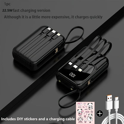 21000mAh Mini Power Bank 22.5W Fast Charging Ultra-Thin LED Display Compact External Battery Pack for iPhone Android Samsung – Slim Portable Charger Holiday Gift
