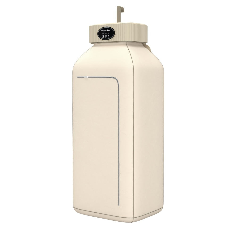 Portable Clothes Dryer with Tall Foldable Fabric Cabinet in Pink, Khaki or Purple Checkout Colors
