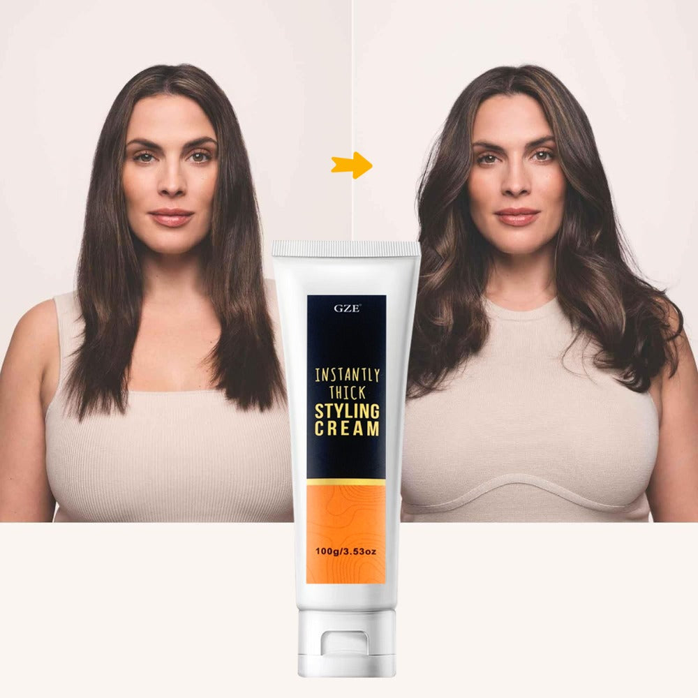 GIZE 100g Hair Styling Cream in Black-and-White Squeeze Tube for Hair Texture Styling Application