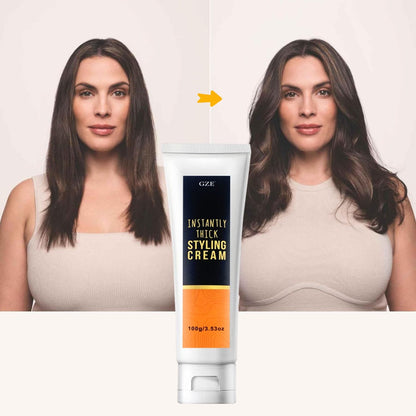GIZE 100g Hair Styling Cream in Black-and-White Squeeze Tube for Hair Texture Styling Application