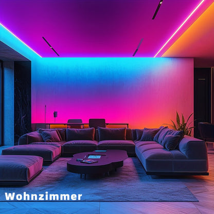 LED Strip Light SETONR RGB 100ft/30m with USB Power, App and 44-Key Remote, Music Sync and Timer Controls