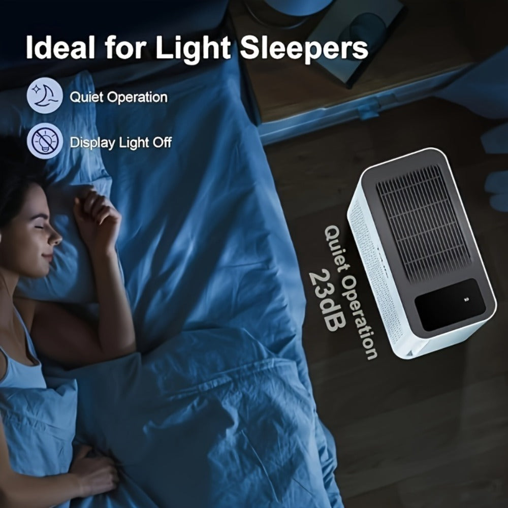 Air Purifier with HEPA Filter, 1095 Sq Ft Coverage, PM2.5 Display, Air Sensor, Auto Mode and Timer