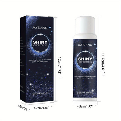60 ml Body Glitter Spray for Skin, Hair and Clothing in Single Fine-Mist Checkout Option for Party Makeup