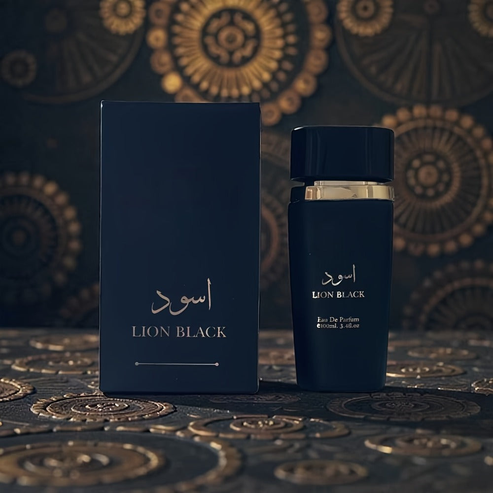 Men's Cologne 100ml Eau de Parfum Spray in Deep Blue Cylindrical Bottle with Matching Presentation Box