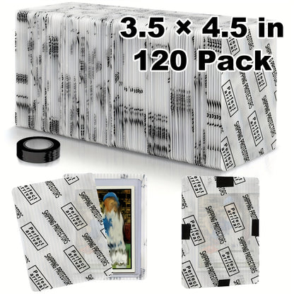 Bulk Rigid Trading Card Shipping Protectors, 3.5 x 4.5 Inch, in 60, 120 or 510 Count Packs